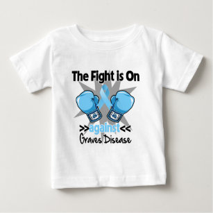 Der Kampf ist eingeschaltet gegen Basedowsche Baby T-shirt