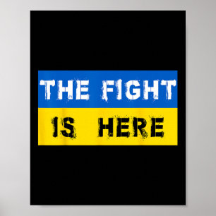 Der Kampf ist hier Ukraine Poster
