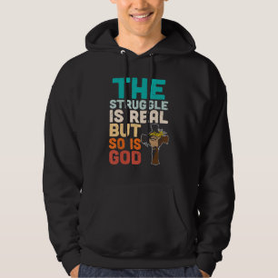 Der Kampf ist real, aber Gott auch religiös Chris Hoodie
