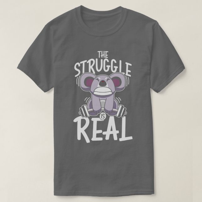 Der Kampf ist real T-Shirt (Design vorne)