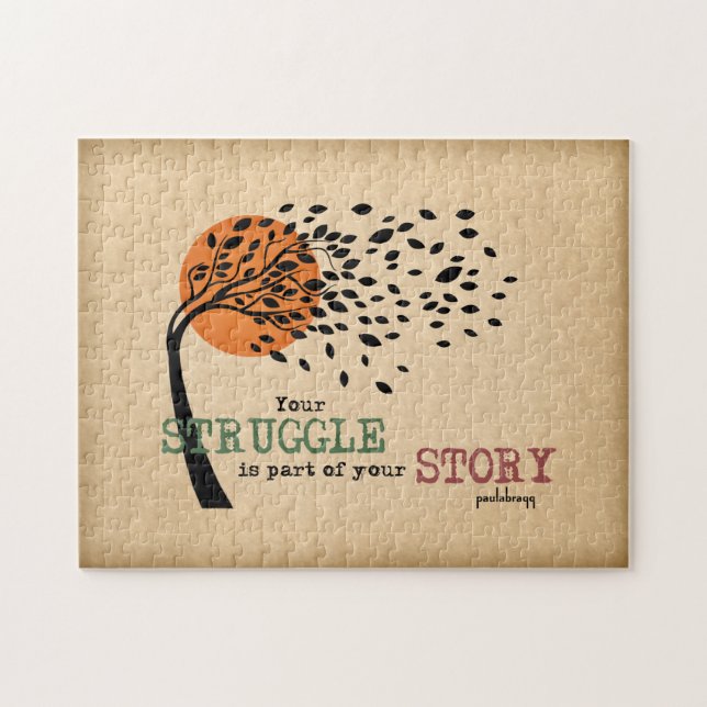 Der Kampf ist Teil Ihrer Geschichte: Erholung Puzzle (Horizontal)