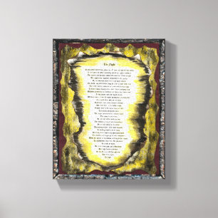 Der Kampf Leinwanddruck