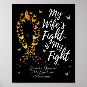 Der Kampf meiner Ehefrau ist mein Bewusstsein für Poster