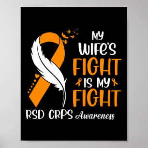 Der Kampf meiner Ehefrau ist mein Fight Rsd Crps A Poster