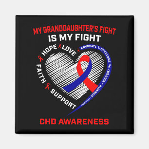 Der Kampf meiner Enkelin ist mein Kampf Chd Herzkr Magnet