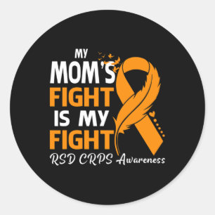 Der Kampf meiner Mama ist mein Fight Rsd Crps Awar Runder Aufkleber