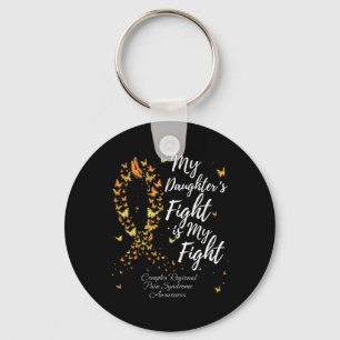 Der Kampf meiner Tochter ist mein Kampfflugzeug-Be Schlüsselanhänger