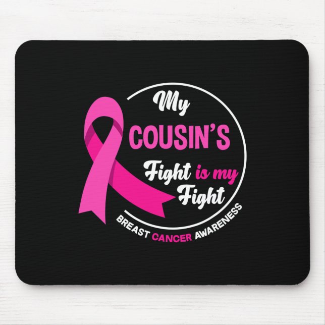Der Kampf meines Cousins ist mein Kampf gegen Brus Mousepad (Vorne)