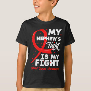 Der Kampf meines Neffen ist mein Kampf Blutkrebsbe T-Shirt