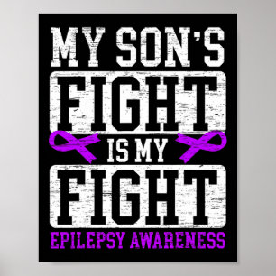 Der Kampf meines Sohnes ist mein Kampf Epilepsie-B Poster
