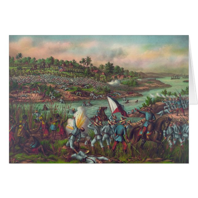 Der Kampf philippinischen amerikanischen Krieges (Vorderseite (Horizontal))