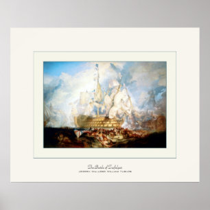 Der Kampf Trafalgar ~ des Vintagen feine Poster