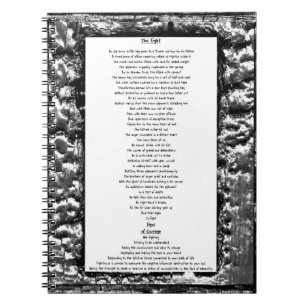 Der Kampf und die Zeichen des Mutes Notizblock