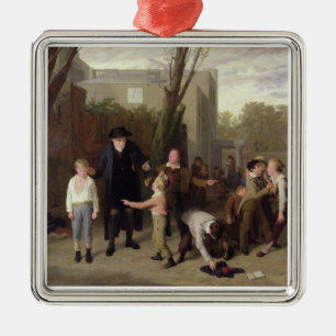 Der Kampf unterbrochen, 1815-16 Silbernes Ornament