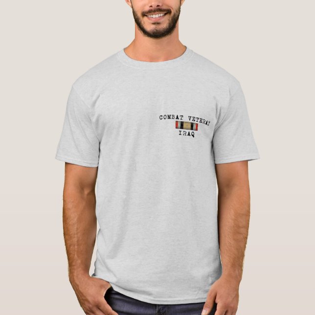 Der Kampf-Veteranen-Irak-Shirt T-Shirt (Vorderseite)