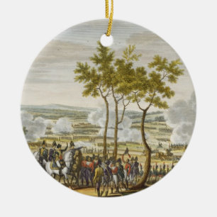 Der Kampf von Abensberg am 20. April 1809 Keramikornament