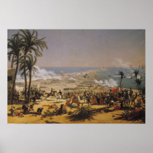 Der Kampf von Aboukir, am 25. Juli 1799 Poster