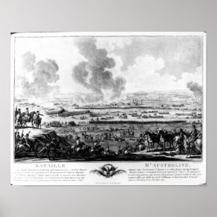 Der Kampf von Austerlitz, am 2. Dezember 1805 Poster