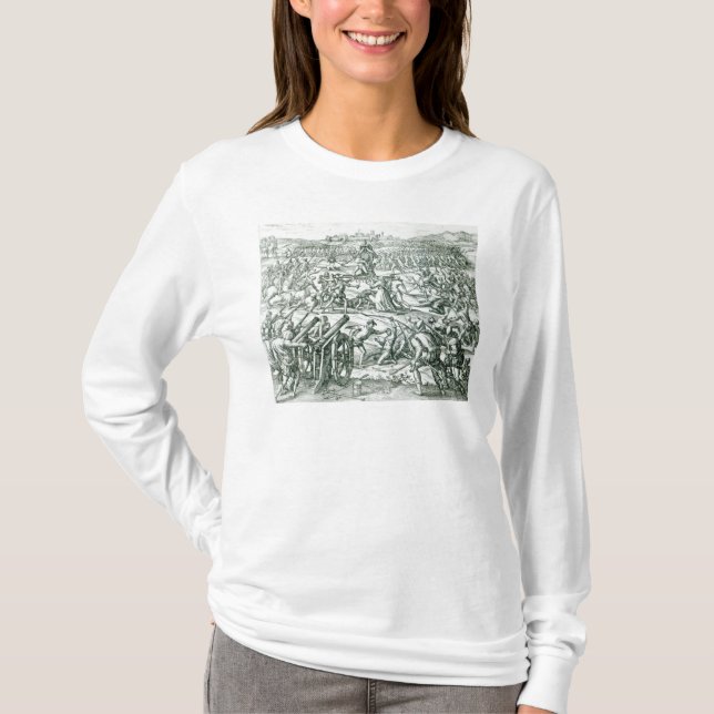 Der Kampf von Cajamarca, 1532 T-Shirt (Vorderseite)