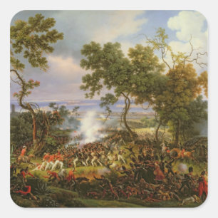 Der Kampf von Chiclana 1824 am 5. März 1811 Quadratischer Aufkleber