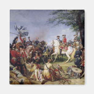 Der Kampf von Fontenoy 1828 am 11. Mai 1745 Magnet