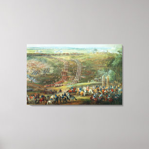 Der Kampf von Fontenoy, am 11. Mai 1745 Leinwanddruck