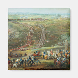 Der Kampf von Fontenoy, am 11. Mai 1745 Magnet