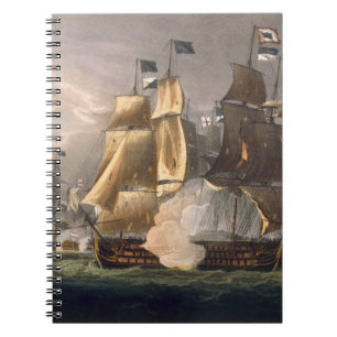 Der Kampf von Kap-St. Vincent, am 14. Februar 1797 Notizblock