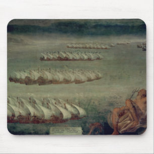 Der Kampf von Lepanto, am 7. Oktober 1571 Mousepad