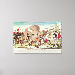 Der Kampf von Ostrolenka Leinwanddruck