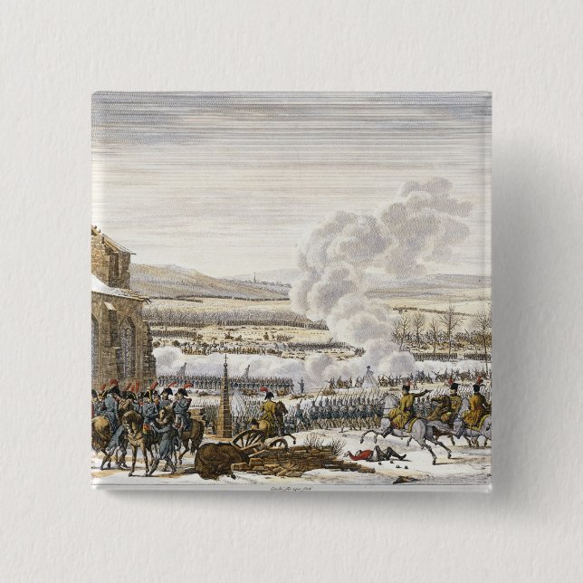 Der Kampf von Preussisch-Eylau am 9. Februar 1807 Button (Vorderseite)