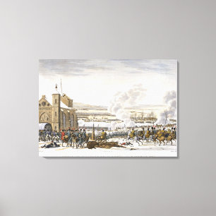 Der Kampf von Preussisch-Eylau am 9. Februar 1807 Leinwanddruck