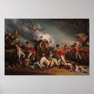 Der Kampf von Princeton - John Trumbull Poster