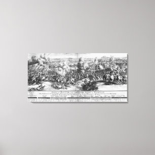 Der Kampf von Ramillies, am 23. Mai 1706 Leinwanddruck