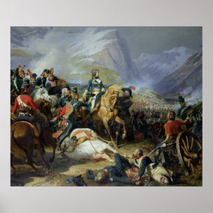 Der Kampf von Rivoli, 1844 Poster
