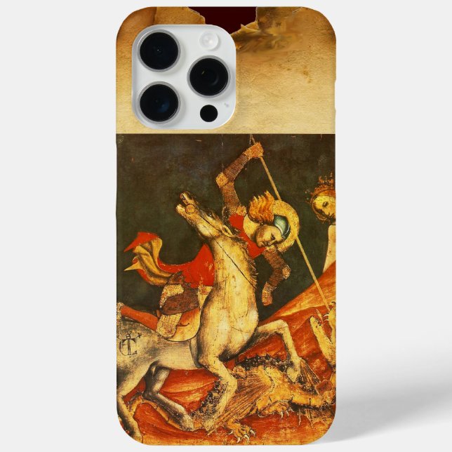 Der Kampf von Saint George mit der Dragon Monogram Case-Mate iPhone Hülle (Rückseite)