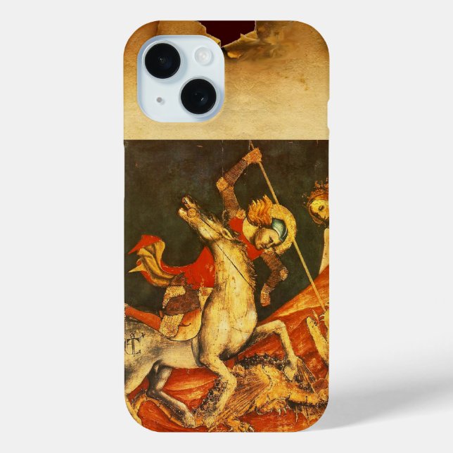 Der Kampf von Saint George mit der Dragon Monogram Case-Mate iPhone Hülle (Rückseite)