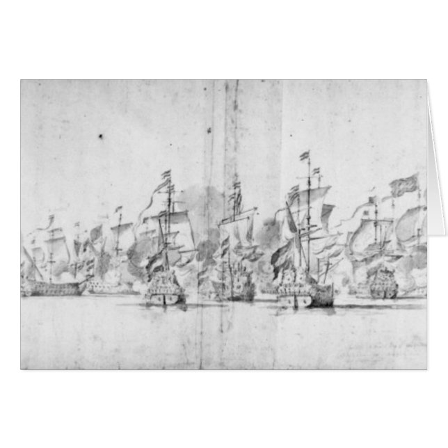 Der Kampf von Solebay, am 28. Mai 1672 (Vorderseite (Horizontal))