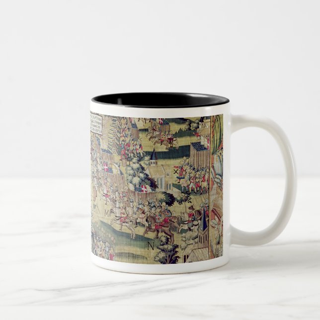 Der Kampf von St Denis Zweifarbige Tasse (Rechts)
