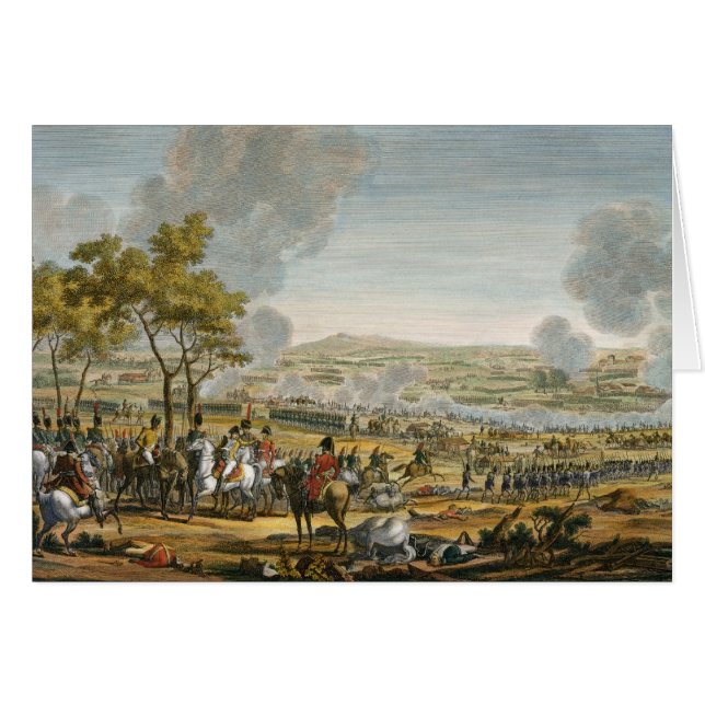 Der Kampf von Wagram am 7. Juli 1809 graviert von (Vorderseite (Horizontal))