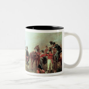 Der Kampf von Waterloo, 2 am 18. Juni 1815 Zweifarbige Tasse