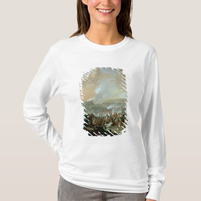 Der Kampf von Waterloo, am 18. Juni 1815 T-Shirt (Vorderseite)