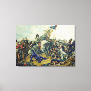 Der Kampf von Waterloo im Jahre 1815, 1831 Leinwanddruck