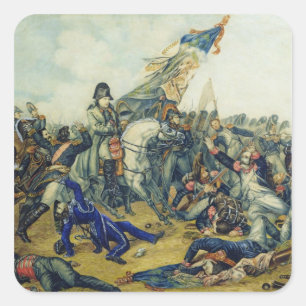 Der Kampf von Waterloo im Jahre 1815, 1831 Quadratischer Aufkleber
