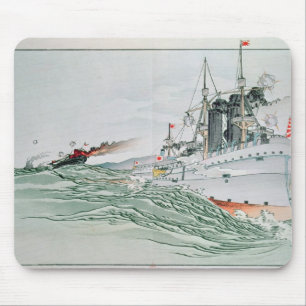 Der Kampf von Yalu, am 17. September 1894 Mousepad