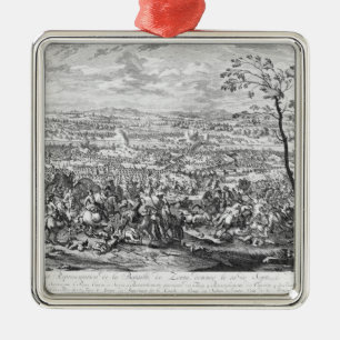 Der Kampf von Zenta, 1697 Ornament Aus Metall