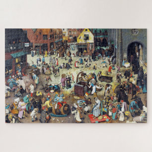 Der Kampf zwischen Karneval und Lent, Bruegel Puzzle