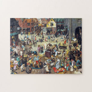 Der Kampf zwischen Karneval und Lent, Bruegel Puzzle
