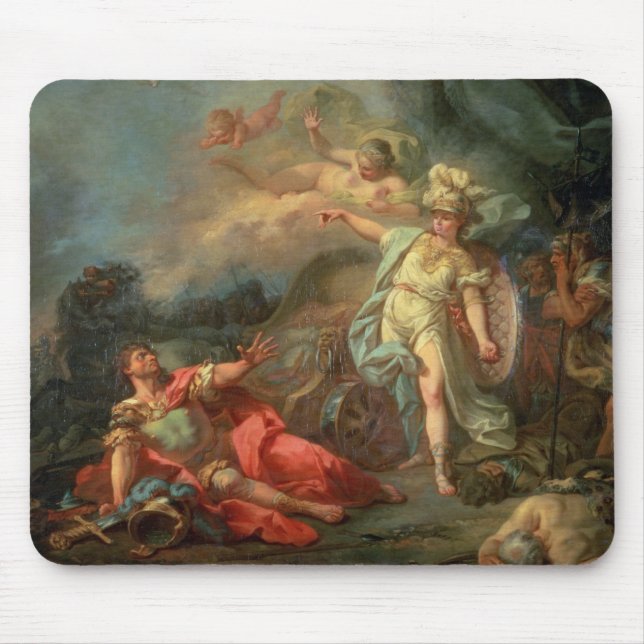 Der Kampf zwischen Mars und Minerva, 1771 (Öl auf Mousepad (Vorne)
