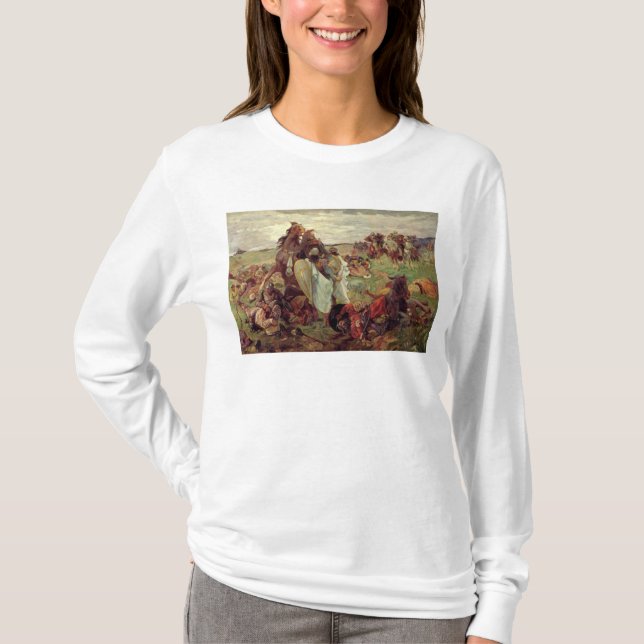 Der Kampf zwischen Russians und Tataren, 1916 T-Shirt (Vorderseite)